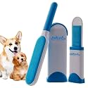 Emily Pets Pet Hair Remover for Couch Furniture Clothing Car Seat Carpet Pet Bed Fur Lint Brush Fur Remover Fur Lint Removal Dog Hair Remover Cat Hair Remover Double-Sided Brush Self-Cleaning Base