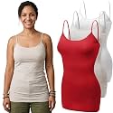 Emmalise Women's Basic Casual Long Camisole Adjustable Strap Cami Layering Top