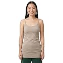 Emmalise Women's Basic Casual Long Camisole Adjustable Strap Cami Layering Top