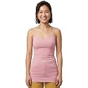 Emmalise Women's Basic Casual Long Camisole Adjustable Strap Cami Layering Top