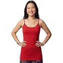 Emmalise Women's Basic Casual Long Camisole Adjustable Strap Cami Layering Top