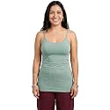 Emmalise Women's Basic Casual Long Camisole Adjustable Strap Cami Layering Top