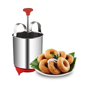 emmeline perfectly shaped and crispy mendu vada maker the ultimate medu vada maker machine medu vada and donut maker stainless steel for homemade donuts and medu vadas stainless steel