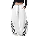 EMMIOL Womens Y2K Baggy Barrel Striped Sweatpants