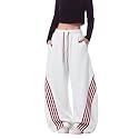 EMMIOL Womens Y2K Baggy Barrel Striped Sweatpants