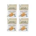 Emmy's Organics Vanilla Bean Coconut Cookies (Pack of 4) Gluten-Free, Organic, Vegan, Paleo-Friendly