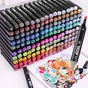 EMNDR 120 Color Dual Tip Art Markers