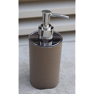 emoh roced refillable liquid soap dispenser  unbreakable plastic pump bottle for handwash sanitizer lotion or shampoo  reusable bathroom amp kitchen dispenser 250ml brown pack of 1