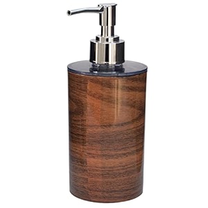 emoh roced refillable liquid soap dispenser  unbreakable plastic pump bottle for handwash sanitizer lotion or shampoo  reusable bathroom amp kitchen dispenser 250ml black pack of 1