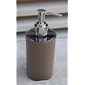 Emoh Roced Refillable Liquid Soap Dispenser – Unbreakable Plastic Pump Bottle for Handwash, Sanitizer, Lotion, or Shampoo | Reusable Bathroom & Kitchen Dispenser (250ml) (Brown, Pack of 1)