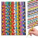 Emoji No 2 Pencils for Kids, Smiley Classroom Prizes, Goody Bags, 36 Pack