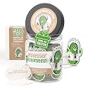 Emotional Support Positive Pickle Jar (PROFESSOR PICKLESTEIN) – Teacher Appreciation Gifts, 60 Affirmation Cards, Thank You Inspirational Gift for Teachers, Desk Decor, Retirement Gifts