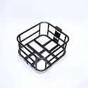 EMotorad Doodle Front Basket | Sturdy Steel Utility Carrier with 10kg Capacity | Bottle Holder Mount | Easy Installation | Specifically for Doodle Electric Cycle Models