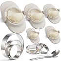 Empanada Maker Press, Large Dumpling Maker Set (6"/5"/4"/3"/2.6")