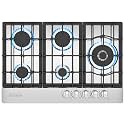 Empava 30-Inch Gas Cooktop with 5 Sabaf Burners, Stainless Steel