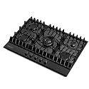 Empava 30 Inch Gas Cooktop LPG/NG Convertible with 5 Italy SABAF Burners Tempered Glass in Black