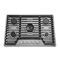 Empava 30-Inch Gas Stove Cooktop, 5 SABAF Burners, NG LPG Stainless Steel