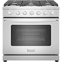 Empava 36" Professional Gas Range with 6 High-Output Sealed Burners