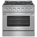 Empava 36" Gas Range, 6 Burner Gas Stove with Oven, Stainless Steel