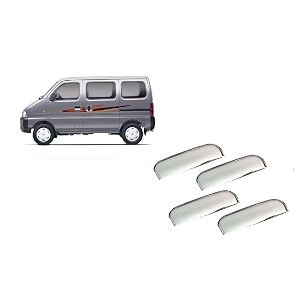 empica abs plastic chrome plated car door handle catch cover compatible with eeco pack of 4