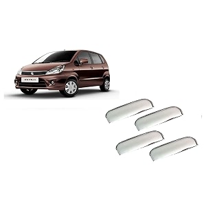 empica abs plastic chrome plated car door handle catch cover without sensor cut compatible with maruti suzuki zen estilo set of 4 pcs