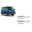 EMPICA ABS Plastic Chrome Plated Car Door Handle Catch Cover Compatible with Maruti Suzuki Omni (Set of 4 Pcs)