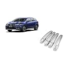 Empica ABS Plastic Chrome Plated Car Door Handle Catch Cover Without Sensor Cut Compatible With Nexa S-Cross Facelift, Pack of 4
