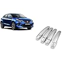 Empica ABS Plastic Chrome Plated Car Door Handle Catch Cover Without Sensor Cut Compatible With Maruti Suzuki Baleno Facelift (Set of 4 Pcs)