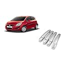 Empica ABS Plastic Chrome Plated Car Door Handle Catch Cover Without Sensor Cut Compatible With Maruti Suzuki Ritz (Set of 4 Pcs)