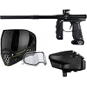 Empire Mini GS Electronic Paintball Gun Marker w Empire Halo Too Electronic Paintball Loader and EVS Thermal Paintball Mask
