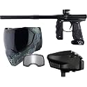 Empire Mini GS Electronic Paintball Gun Marker w Empire Halo Too Electronic Paintball Loader and EVS Thermal Paintball Mask