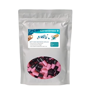 empty gelatin capsules pack of 1000 black-pink size 0 500 mg