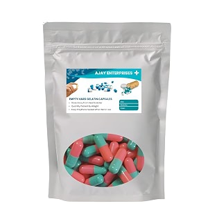 empty gelatin capsules pack of 1000 green-pink size 0 500 mg