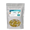 Empty Gelatin Capsules (PACK OF 1000) (Silver-Yellow, SIZE 0 (500 MG))
