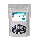 Empty Gelatin Capsules (PACK OF 1000) (White-Blue, SIZE 00 (1000 MG))