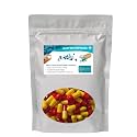Empty Gelatin Capsules SIZE 0 (500 MG) (PACK OF 1000) (RED YELLOW, SIZE 0 (500 MG))