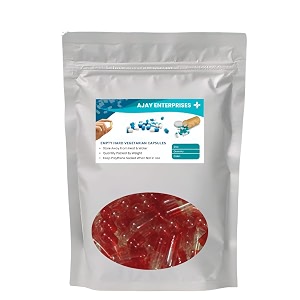 empty vegetarian capsulespack of 1000 red ct size 0 500 mg