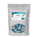 Empty Vegetarian Capsules (PACK OF 1000) (White-Blue, SIZE 1 (375 MG))