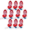 EMS XTRM Medical CPR Mask - CPR Pocket Resuscitator Mask, Oxygen Inlet, Elastic Head Strap, Clamshell Case, Antiseptic Prep Pads, and Gloves - Suitable for Adults/Child - 10 Pack