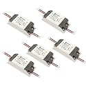 eMylo 5 Pack 90-250V WiFi Smart Relay Wireless Remote Control Light Switch, Voice Control Outlet Timer, Compatible with Alexa and Google Assistant, One Channel, White