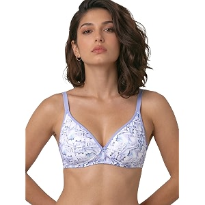 enamor women cotton padded non wired bra