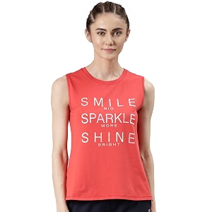 enamor sleeveless crew neck regular length stay cool tank t-shirt - relaxed fit breathable anti-odour - e133
