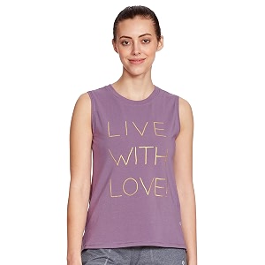 enamor sleeveless crew neck regular length stay cool tank t-shirt - relaxed fit breathable anti-odour - e133