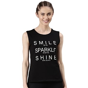 enamor sleeveless crew neck regular length stay cool tank t-shirt - relaxed fit breathable anti-odour - e133
