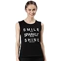 Enamor Sleeveless Crew Neck Regular Length Stay Cool Tank T-Shirt - Relaxed Fit, Breathable, Anti-Odour - E133