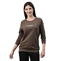 Enamor Women Cotton Blend Full Sleeve Round Neck Regular Length Slip On Sweatshirt-Graphic Print,Relaxed Fit-E079