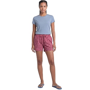 enamor drawstring mid thigh length mid rise basic shorts - relaxed fit super soft cotton - e062
