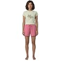 Enamor Drawstring Mid Thigh Length Mid Rise Basic Shorts - Relaxed Fit, Super Soft Cotton - E062