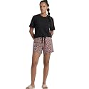 Enamor Drawstring Mid Thigh Length Mid Rise Basic Shorts - Relaxed Fit, Super Soft Cotton - E062