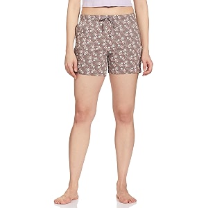 enamor drawstring mid thigh length mid rise basic shorts - relaxed fit super soft cotton - e062
